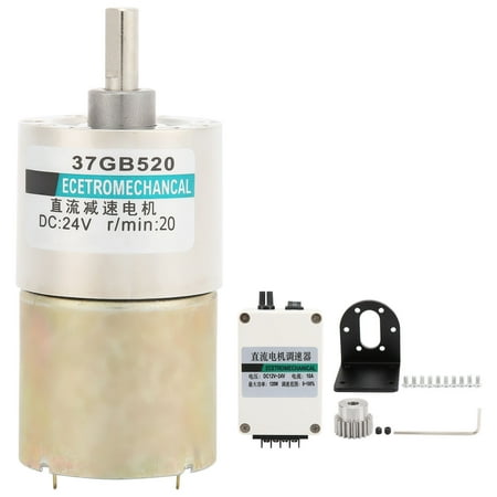 

2024 Big sale Reduction Motor Low Speed with Bracket Governor Gear for CNC Machine Tool DC24V20rpm/min