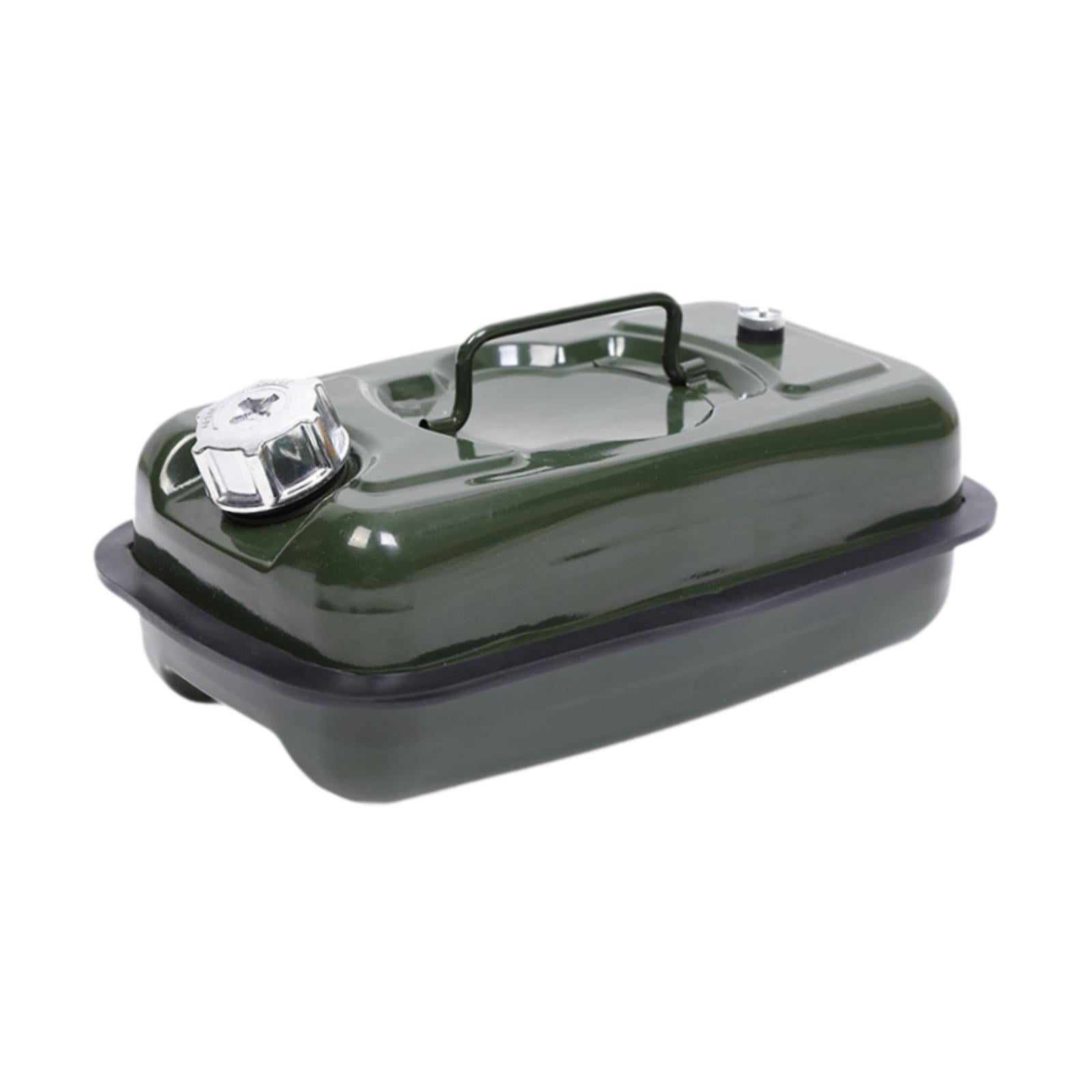 Wzmzjy Motorcycle Seat Fuel Can Tank Multipurpose Liquid Storage Canister for Emergency 5L Aluminum Lid