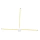 thumbnail image 5 of Palos de alineación de golf, palos de práctica de golf, conexión cruzada, entrenador de swing completo Amarillo, 5 of 8