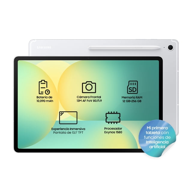 Tablet Samsung Galaxy Tab S10 FE+ 8GB 128 GB Plata