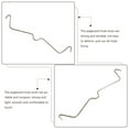 thumbnail image 2 of IFANLANDOR 50pcs Peg Board Hardware Retainers Silver Stainless Steel for Home Improvement, 2 of 7