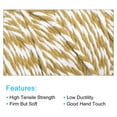 thumbnail image 3 of Twine Packing String Wrapping Cotton Twine 100M Khaki and White Rope for Gift Wrapping Twine, Pack of 2, 3 of 7