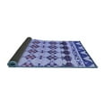 thumbnail image 2 of Ahgly Company Indoor Round Abstract Blue Modern Area Rugs, 3' Round, 2 of 4