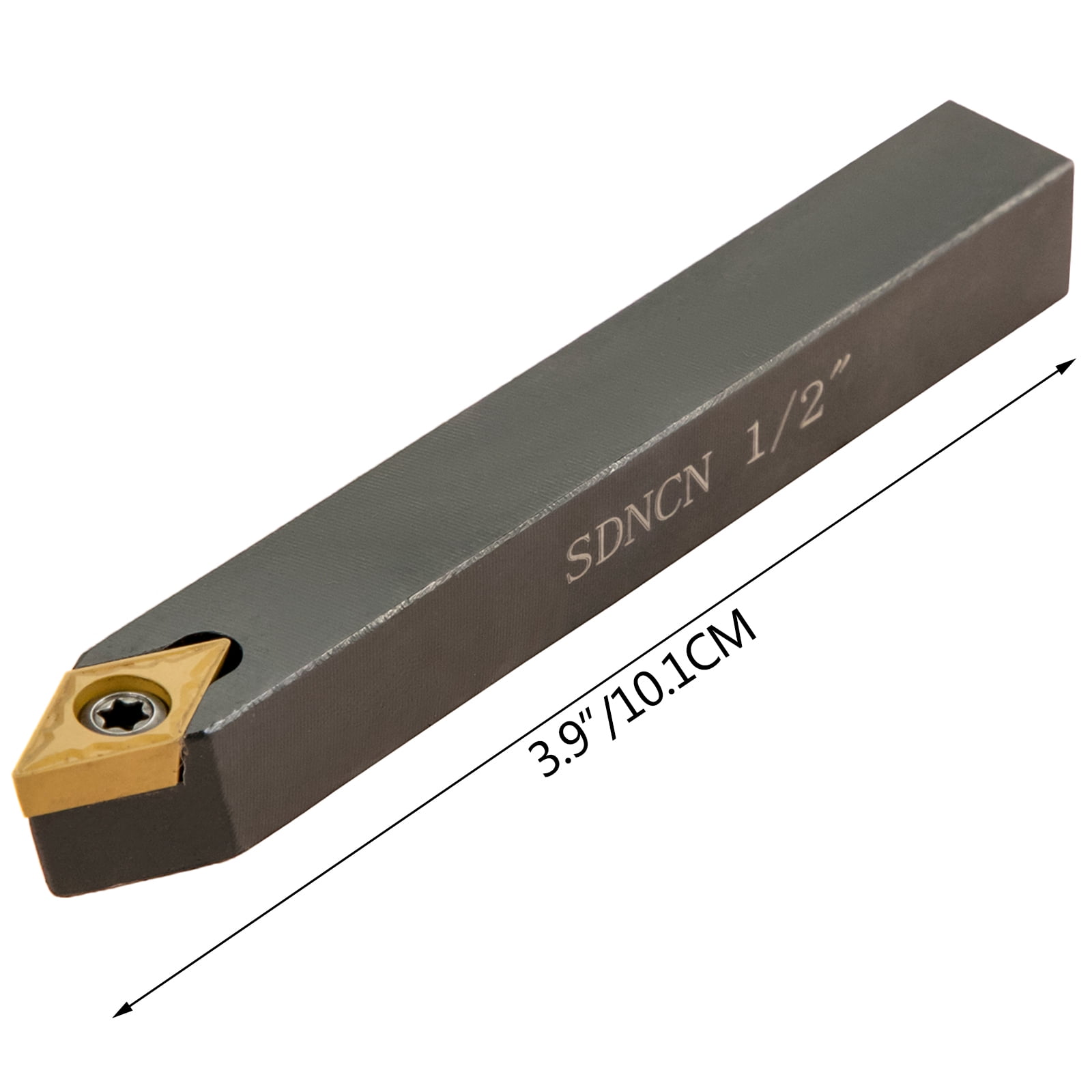 VEVOR Indexable Carbide Lathe Tools 1/2" Metal Lathe Cutting Tools 7 Pcs/Set Indexable lathe tools Super-Hard 40CR Lathe Bits Carbide Lathe Tool for Lathe Black Compact and Portable