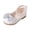 White, variant on Girls Dress Shoe Little Kids Girls Dress Pumps Glitter Sequins Princess Low Heels Princess Dress Shoes Party Dance Shoes,Pink,Size 10