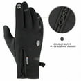 thumbnail image 5 of Boolex Sport Gloves, Ultimate Waterproof & Windproof Thermal Non-Slip Gloves, Outdoor Work(Black,L), 5 of 7