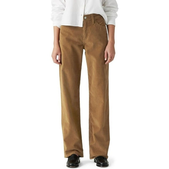 Levi's Women's 94 Baggy Corduroy Pants Ermine Tan Size 25