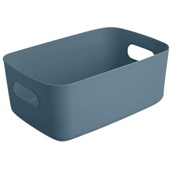 Storage Basket Solid Color Space-Saving Plastic Tissue Makeup Holder Home Decor