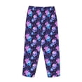 thumbnail image 3 of Lsque Skull starry sky flower leaf Print Women's Pajama Pants, Lounge Pant - Comfortable Home Wear,Elastic Waistband, Stylish Design-X-Large, 3 of 9