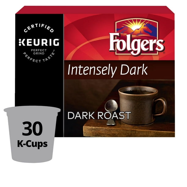 Folgers Capsules de café K-Cup Pur corsé 30 Capsules 30 capsules K-Cups, 315 g