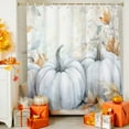 thumbnail image 4 of Vintage Pumpkin Shower Curtains for Bathroom, Fall Autumn Maple Leaf Waterproof Fabric Shower Curtain for Bathroom Bathtub Decoration, Machine Washable, 72"x72", 4 of 9