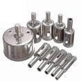 thumbnail image 2 of Diamond Drill Bit Drill Bits Hole Saws Diamond Hole Saws Drill Bits/hardware Carbon Steel Drill Bit For Glass(10 Pcs, Silver), 2 of 5