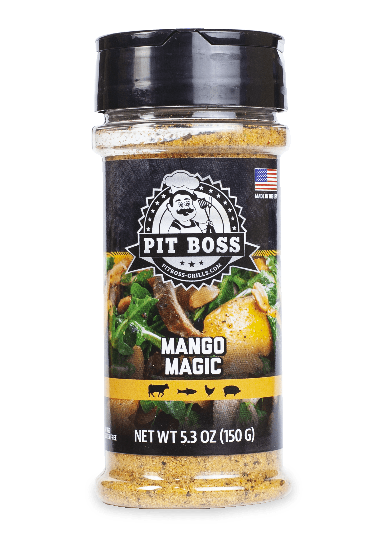 Pit Boss Mango Magic BBQ Rub & Seasoning, 5 Oz.
