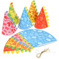 thumbnail image 1 of 20pcs Birthday Hat Children Dinosaur Theme Birthday Hat Kid Birthday Paper Hats, 1 of 3