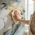 thumbnail image 7 of 15.7"x118" Self-Adhesive Marble Effect Tile Wall Sticker Background,Vinyl Furniture Film ,Waterproof Marble Look Wallpaper for Kitchen,Bathroom,Living Room, 7 of 7