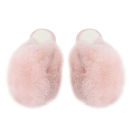 

OUNONA 1 Pair Exquisite Warm Slippers Comfortable Winter Footwear Causal Home Slippers