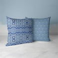 thumbnail image 6 of Paisley Oasis Indoor/Outdoor Pillow with Removable Cover in Blue 16x16, 6 of 6