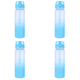 thumbnail image 1 of Botella Esmerilada 500 Ml Con Asa Deportiva para Fitness () Azul, 1 of 9