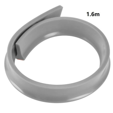 

Tiitstoy Gray Rubber Self-adhesive Sealing Strip Separate Wet and Dry Waterproof Strip for Kitchen and Bathroom