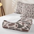 thumbnail image 4 of Manfei Farmhouse Camouflage Quilt Full, Countryside Camo Full Bedspread Sets, Light Gray, 3-Piece, 1 Coverlet and 2 Pillowcases, 4 of 7