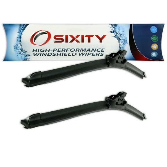 Sixity Auto XTS Frameless Front Windshield Wiper Blades compatible with Daewoo Lanos