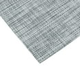 thumbnail image 3 of Juego de manteles individuales REGALWOVEN de 6 manteles tejidos para decoración de mesa de comedor, lavables, manteles limpiables en gris y blanco de 18x12 pulgadas, 3 of 6