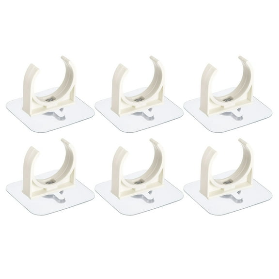 Water Pipe Clamp Clips, 6 Pack Fit for 40mm OD U-Shaped Pipe Clips