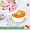 thumbnail image 4 of 2 Pack Pot Holders for Kitchen Heat Resistant Hot Pads Sets for Cooking Baking Watercolor Sparkling Cherries, 4 of 7