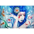 thumbnail image 3 of Marmont Hill "Lady Koi" Painting Print on Canvas, 3 of 5