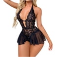 thumbnail image 2 of Lencería sexy Encaje sexy Tease Pijamas sin espalda Ropa para el hogar Fridja nalpqowj40199, 2 of 4
