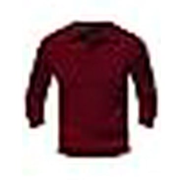 Long Sleeve V-Neck Polo Shirt, Men's