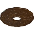 thumbnail image 3 of Ekena Millwork 17 7/8"OD x 3 7/8"ID x 1"P Terrones Butterfly Ceiling Medallion (Fits Canopies up to 3 7/8"), Hand-Painted Root Beer Crackle, 3 of 6