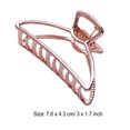 thumbnail image 2 of Pinza de garra estilo Simple agarre portátil pulpo aleación resistente horquillas exquisitas accesorios de decoración geométrica pasadores Ropa, zapatos y accesorios Miscelánea oro rosa/arco Jumpingount AP009384-03, 2 of 6