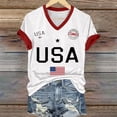 thumbnail image 5 of MEICHEN 4th Of July Shirts For Women Summer USA Star Stripes Graphic Tees Memorial Day Outfit 250th Anniversary USA Shirt, 5 of 7