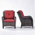 thumbnail image 3 of POCASSY Wicker Rattan Outdoor Chairs, 3 of 9