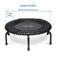 thumbnail image 2 of JumpSport 370 PRO Indoor Heavy Duty Lightweight 39 In Fitness Trampoline, Black, 2 of 10
