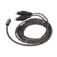 thumbnail image 4 of Cable de sonido de 2 pines Cable de cobre plateado 3 en 1 de repuesto para HD650 HD660S HD6XX HD600 HD660 HD580 HD535 HD545 Gris frío, 4 of 10