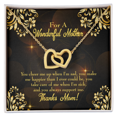 thumbnail image 2 of To Mom You Cheer Me Up When I'm Sad Inseparable Necklace, 2 of 20
