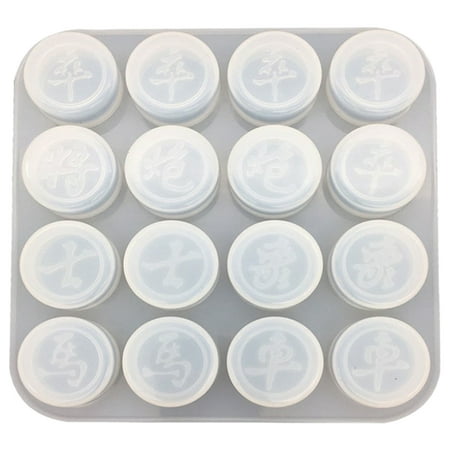

Crystal Chinese Chess Epoxy Mold Chocolate Silicone Baking Mold High Mirror Handmade Jewelry
