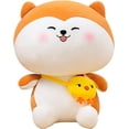thumbnail image 1 of Anime Shiba Inu Peluche mignon sourire chien Doudou niña niño Anime Merch peluche cou oreiller doux Shiba Inu Plush mousse à mémoire de forme PP, 1 of 5