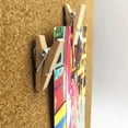 thumbnail image 4 of Shangren Solid Wooden Clips Paper Photo DIY Arts Pushpin Peg Thumbtacks for Note Bulletin 100pcs, 4 of 6
