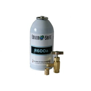 R600a Modern Refrigerant, Gauge & Proseal w Dye Mini Direct Inject