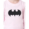 thumbnail image 2 of DC Comics Girls' Child Batman Bat Logo Symbol Superhero Sleep Pajama Set, 2 of 5