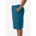 thumbnail image 3 of KingSize Men's Big & Tall Lightweight Jersey Cargo Shorts, 3 of 4