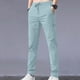 thumbnail image 1 of Pantalones largos de moda para hombre, color liso, con bolsillos, informales, pantalones largos de seda helada para hombre, 1 of 3