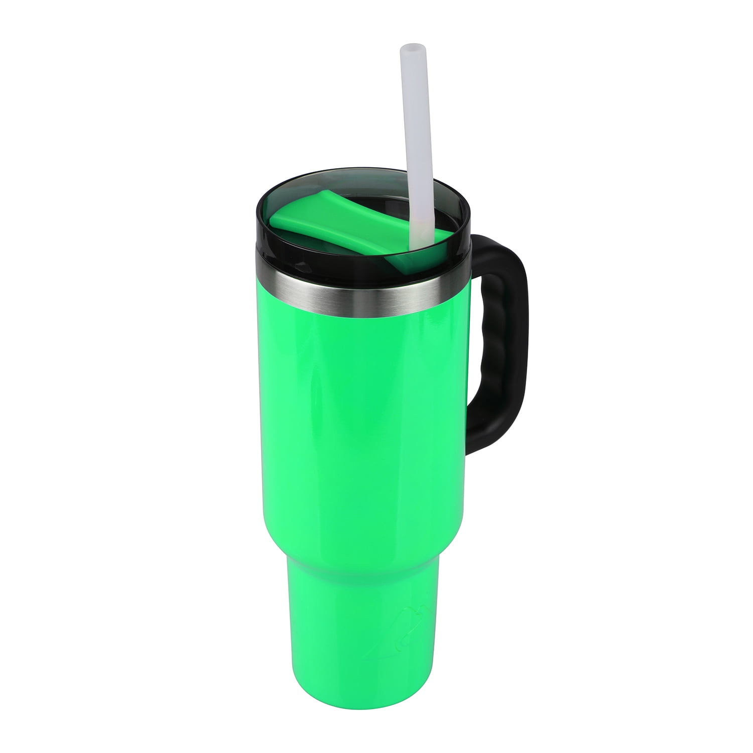 Ozark Trail 40oz Stainless Steel Tumbler, Neon Green
