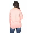 thumbnail image 3 of Women's Trendy Style Dolman Long Sleeves Solid Top, 3 of 3