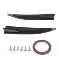 thumbnail image 2 of Rear Bumper Side Splitters, Rear Bumper Diffuser Easy Installation Colorfast  for Car Glossy Black,Carbon Fiber Style, 2 of 7