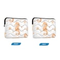 thumbnail image 7 of FORMRS 13-13.3 inch Laptop Sleeve Case Soft Carrying Quilted Computer Bag Cover, White Seahorse, 7 of 7