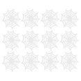 thumbnail image 2 of Glow in the Dark Halloween Spider Web Heat Resistant Trivets, Luminous Silicone Hollow Place Mats for Pots, Bowls, and Cups, Party Table Protection, 2 of 2